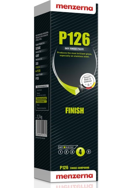 P126 Parlatıcı Katı Cila Pembe Paslanmaz Çelik Değerli Metal Parlatıcı – 1300 gr