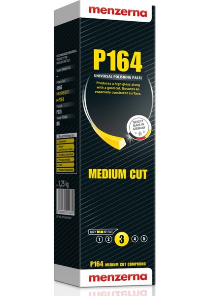 P164 Orta Kesici Katı Cila Mavi Çok Amaçlı Yüzey Parlatıcı – 1250 gr