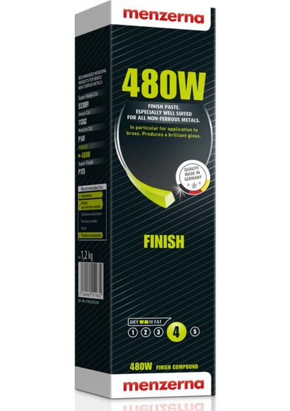 480W Parlatıcı Katı Cila Bej Pirinç Krom Zamak Alüminyum Kompozit Parlatıcı – 1200 gr