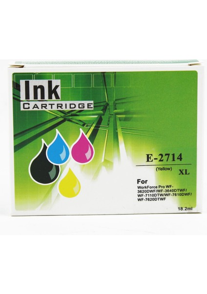 Fast İmage Fast®  Epson T2714 Sarı Ink Kartuş 18,2ml