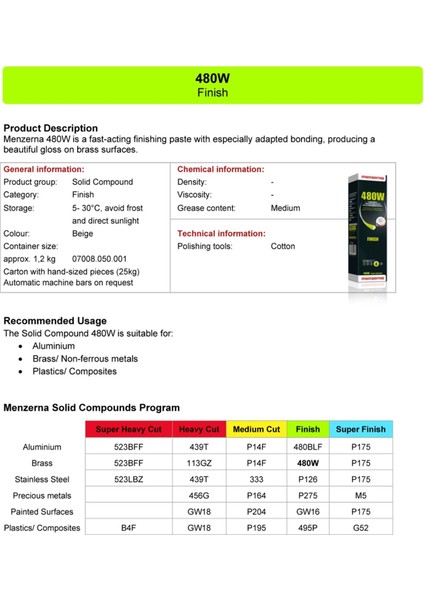 480W Parlatıcı Katı Cila Bej Pirinç Krom Zamak Alüminyum Kompozit Parlatıcı – 1200 gr fiyatları