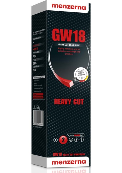 GW18 Kesici Katı Cila Bej Plastik Kompozit Boyalı Yüzey Parlatıcı – 1150 gr