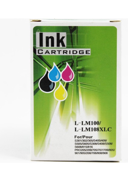 Fast İmage Fast®  Lexmark 100-105-108XL Mavi Ink Kartuş 13ML