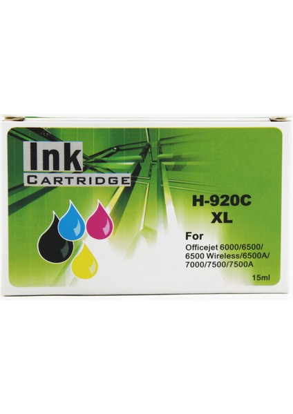 Fast İmage Fast® Hp 920XL Mavi Ink Kartuş 15ML