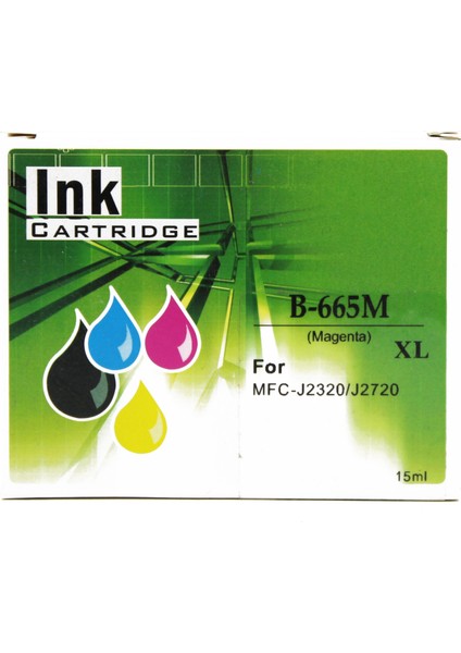 Fast® Brother LC665XL 675XL Kırmızı Ink Kartuş 15ML