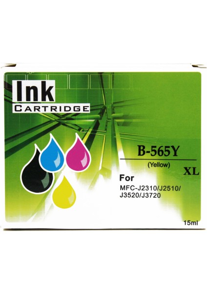 Fast İmage Fast® Brother LC565XL Sarı Ink Kartuş 15ML (V3)
