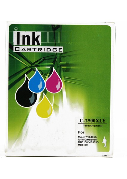 Fast İmage Fast® Canon 2500XL Sarı Ink Kartuş 22ML