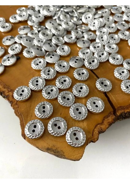 11,5 mm Nikel Metalize Düğme (25 Adet)