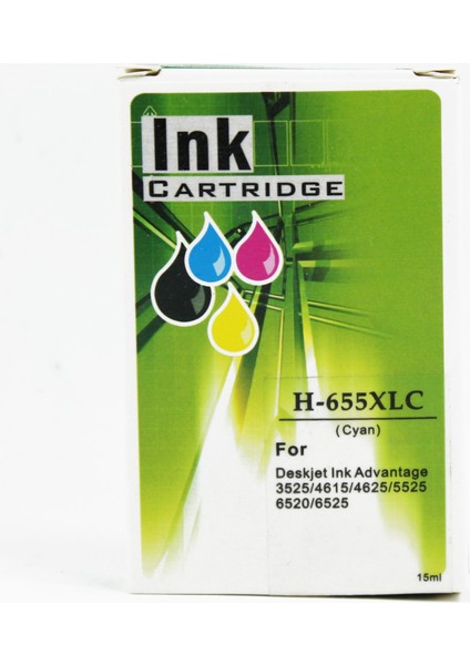 Fast® Hp 655XL Mavi Ink Kartuş 15ML