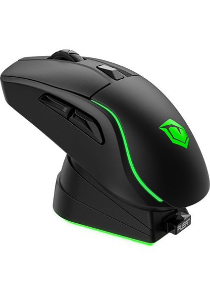 Reflex Pro 16000 Dpı 400 IPS Yüksek Performanslı Kablosuz Rgb Oyuncu Mouse- Siyah