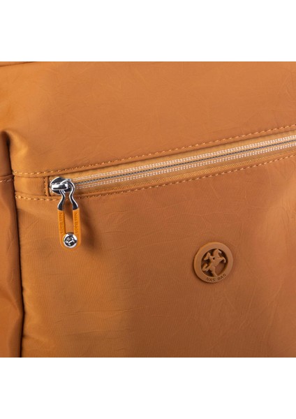 Unisex Büyük Boy Su Geçirmez (Waterproof) Hafif Sırt Çantası Çok Gözlü Hardal fiyatları