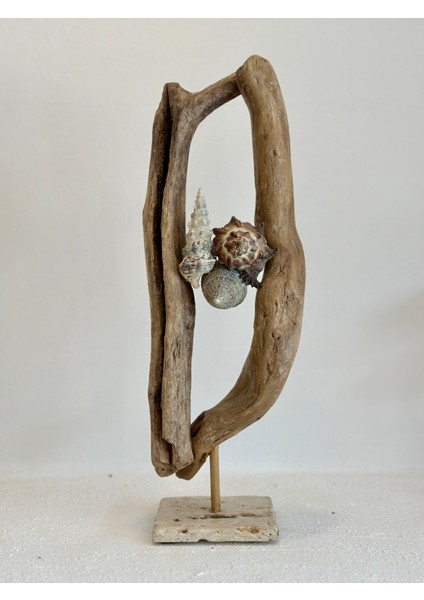 Ahşap Driftwood El Işi Dekor Biblo