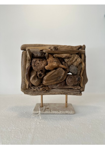 Ahşap Driftwood El Işi Dekor Biblo