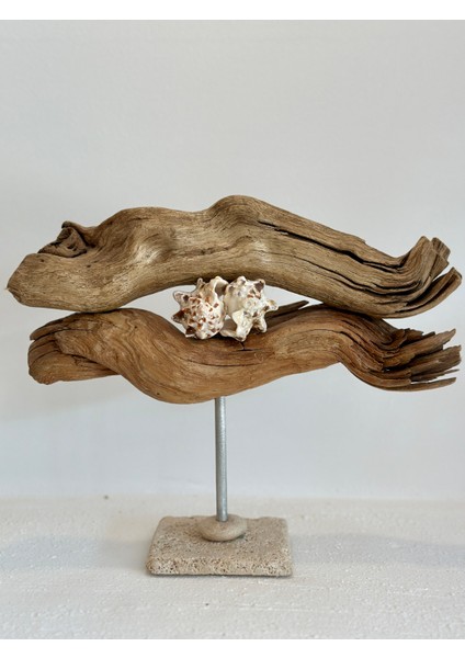 Ahşap Driftwood El Işi Dekor Biblo