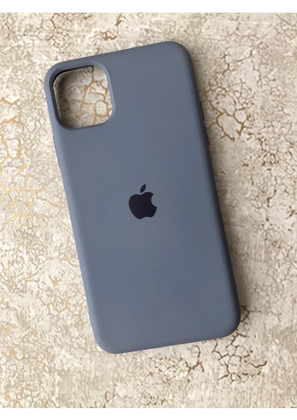 Iphone 11 Pro Max Uyumlu Gri Içi Kadife Kılıf