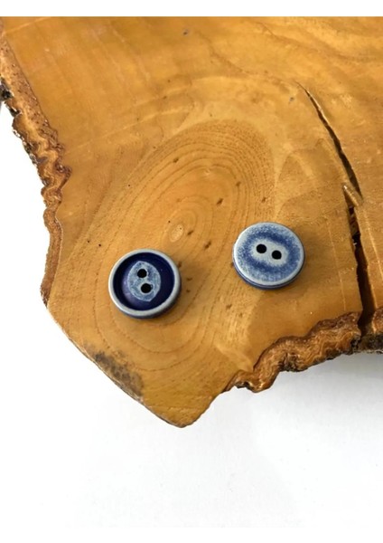 12,5 mm Lacivert-Beyaz Polyester Düğme(25 Adet) fiyatları