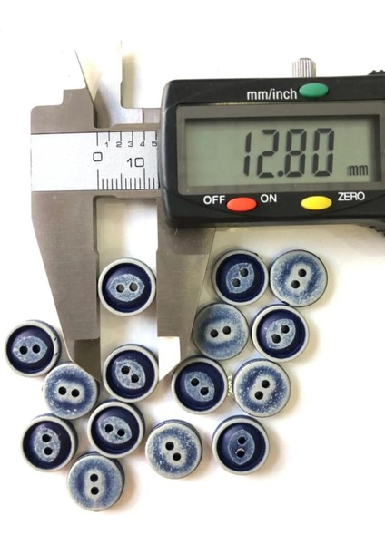 12,5 mm Lacivert-Beyaz Polyester Düğme(25 Adet) modelleri