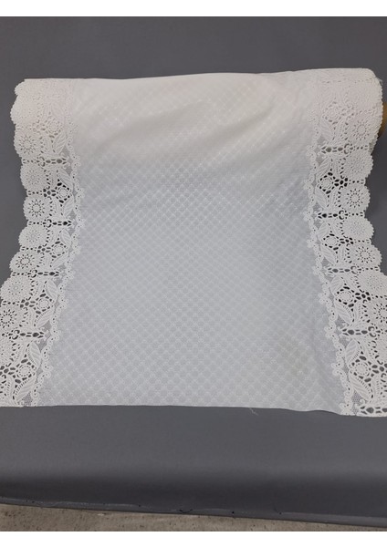 Pvc Küpür Dantel Raf ve Dolap Örtüsü Runner Beyaz fiyatları