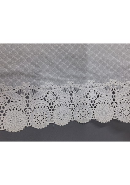 Pvc Küpür Dantel Raf ve Dolap Örtüsü Runner Beyaz modelleri