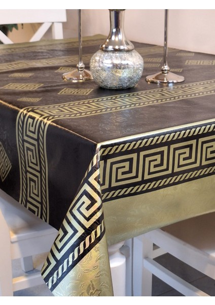 Elyaflı Pvc Muşamba - Desenli Silinebilir Masa Örtüsü