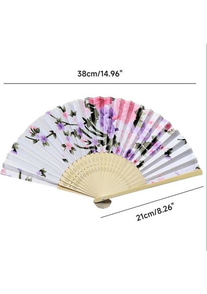 Bambu Yelpaze Kadın Katlanır El Fan Dans Performans Katlanabilir 1 Adet fiyatları