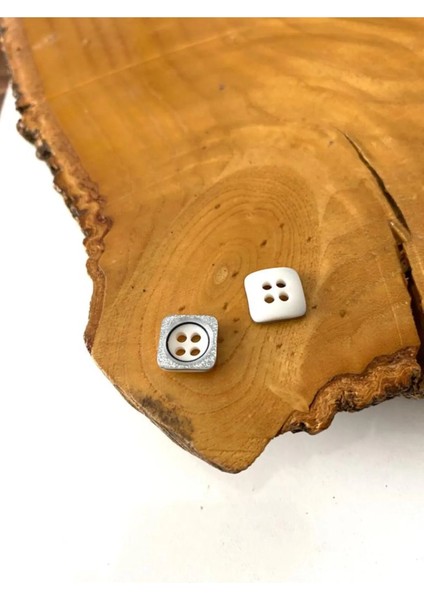 10 mm Simli Kare Düğme (25 Adet) fiyatları