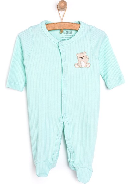 HelloBaby Yenidoğan Erkek Patikli Tulum Erkek Bebek