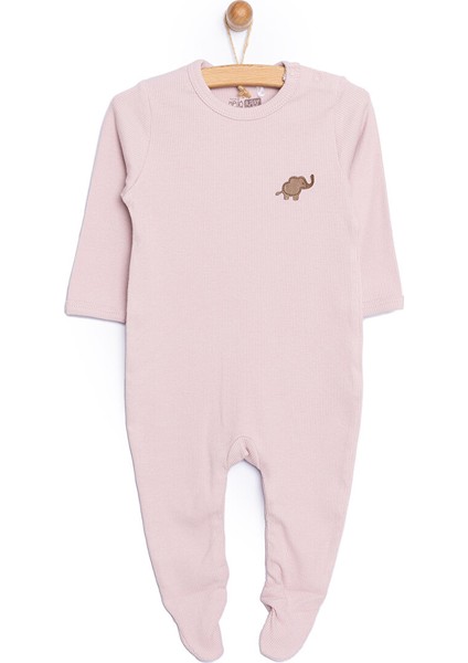 HelloBaby Yenidoğan Kız Patikli Tulum Kız Bebek