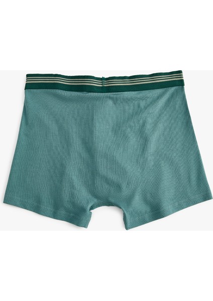 3'lü Boxer Seti Kamuflaj Desenli Pamuklu
