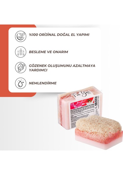 Doğal Kabak Lifli Eşek Sütü & Hyaluronik Asit Sabun