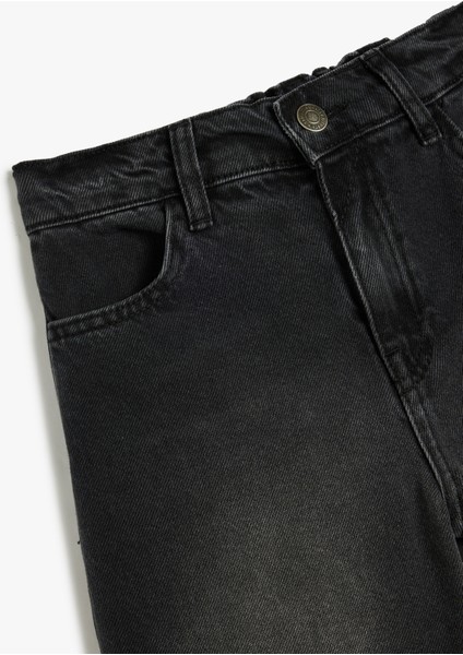 Kot Pantolon Pamuklu Cepli Beli Lastikli modelleri