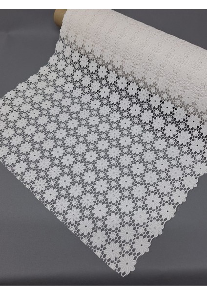 Pvc Küpür Dantel Raf ve Dolap Örtüsü Runner Beyaz fiyatları