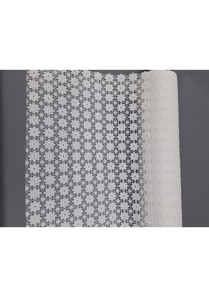 Pvc Küpür Dantel Raf ve Dolap Örtüsü Runner Beyaz modelleri