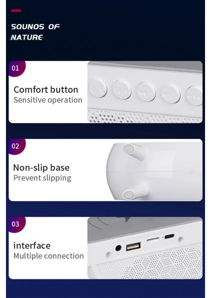 Akilli Gece Lambasi Speaker Bluetooth Hoparlor Kablosuz Şarj Rgb Masa Lambasi Yatak Odasi Dekor
