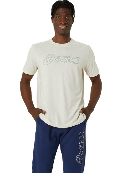Asics Logo Ss Tee Erkek Kahverengi Kısa Kollu Tshirt 2031E188-200