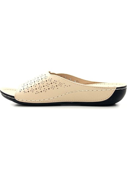 16007 Kalın Lazer Işlemeli Anatomik Günlük Terlik fırsatları