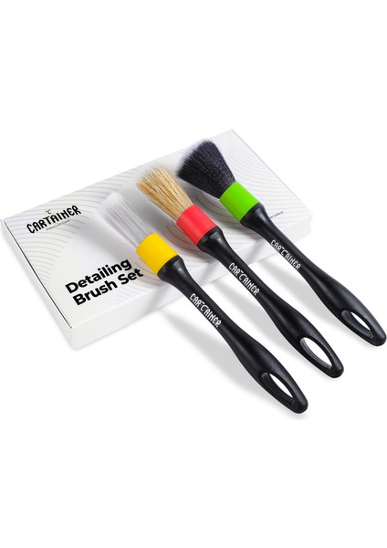 Detailing Brush Set Üçlü Detay Fırça Seti