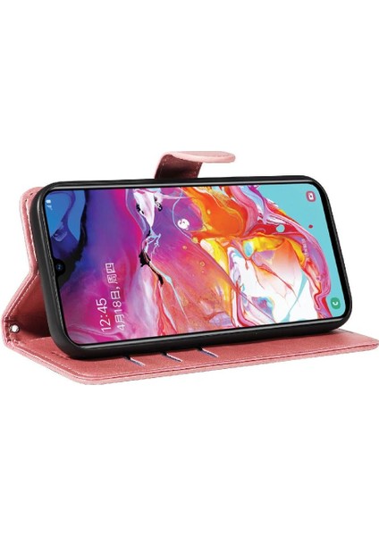 SZY Market Samsung Galaxy A70 Için Filp Durumda Kredi Pu ile Ayrılabilir Siyah Bilezik (Yurt Dışından)