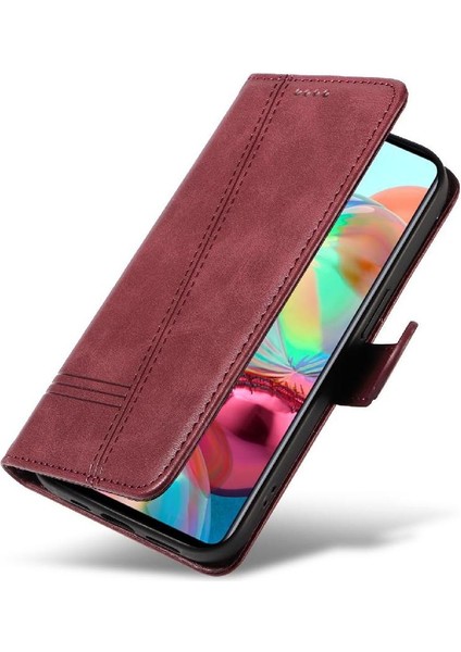 Samsung Galaxy A51 5g Için Filp Durumda Ayrılabilir Siyah Bilezik Cüzdan Telefon Kılıfı (Yurt Dışından) modelleri