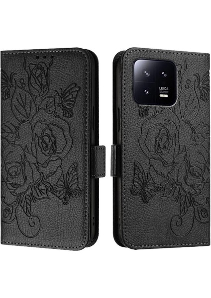 Xiaomi 13 5g Pu Deri Manyetik Cüzdan Kredi Kartı Yuvası ile (Yurt Dışından)