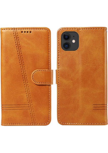 Kredi Kartı Yuvası Pu ile IPhone 11 Için Ayrılabilir Siyah Bilezik Durumda (Yurt Dışından) indirimleri
