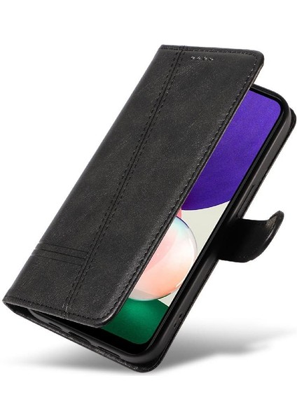 Samsung Galaxy A22 5g Için Filp Durumda Kredi Kartı ile Pu Deri Preslenmiş (Yurt Dışından) fiyatları