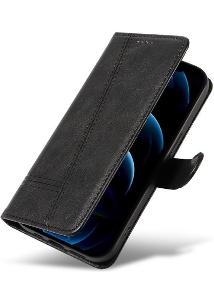 Kredi Kartı Yuvası Pu ile IPhone 13 Pro Max Cüzdan Telefon Kılıfı Için Filp Durumda (Yurt Dışından) fırsatları