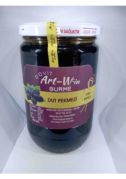 Gurme Karadut Pekmezi (Özü)