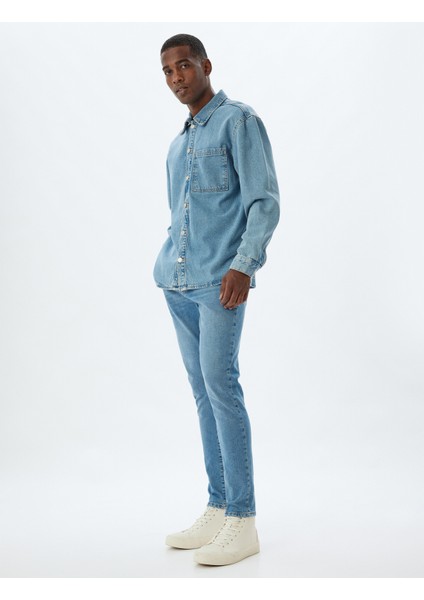 Skinny Fit Kot Pantolon - Michael Jean