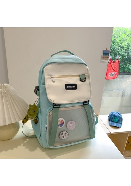 Bayan Ortaokul Öğrencileri, Lise Öğrencileri, Kampüs Tatlı Kızları, Üniversite Öğrencileri Için Okul Çantaları, Kontrast Renkli Sırt Çantaları, Geniş Kapasiteli Sırt Çantaları (Yurt Dışından)