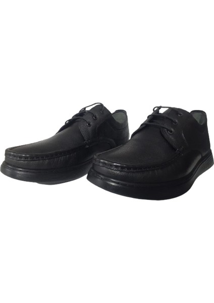 Golden Erkek Siyah Bağcıklı Iç Dış Deri Ortopedik Taban Günlük Şık Ayakkabı Goldnn69-22 fiyatları