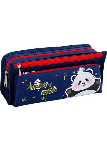 Ins Yeni Panda Karikatür Kalem Kutusu Büyük Kapasiteli Öğrenci Popüler Çocuk Kalem Kutusu (Yurt Dışından)