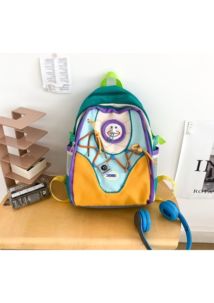 Üniversite Öğrencileri Için Kontrast Renkli Yaratıcı Sırt Çantası, Gündelik ve Çok Yönlü Sırt Çantası, Sınıftaki Ortaokul ve Lise Öğrencileri Için Gündelik Okul Çantası (Yurt Dışından)