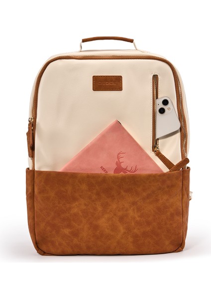 Erkeklerin Günlük Seyahatlerinde Üst Düzey Kadın Pu Aşınmaya ve Su Sıçramasına Dayanıklı, Geniş Kapasiteli Sırt Çantası (Yurt Dışından)